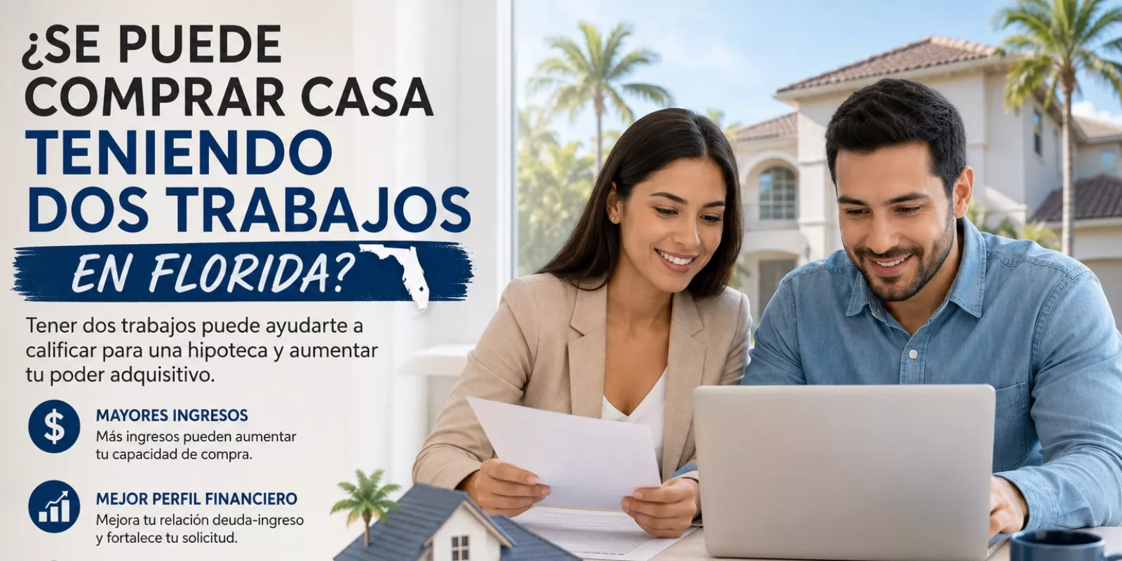 ¿Se puede comprar casa teniendo dos trabajos en Florida?